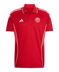 adidas Fortuna Düsseldorf Polo Fanshirt Herren rot