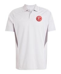 adidas Fortuna D&uuml;sseldorf Polo Poloshirt Herren - grau
