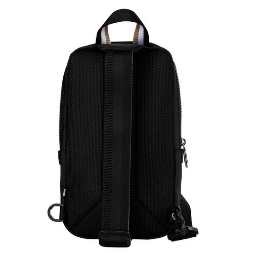 Rückansicht von Boss Umhängetasche Umhängetasche Herren Schwarz