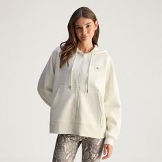 Rückansicht von adidas adidas by Stella McCartney Kapuzenjacke Hoodie Damen Almond Milk-Smc