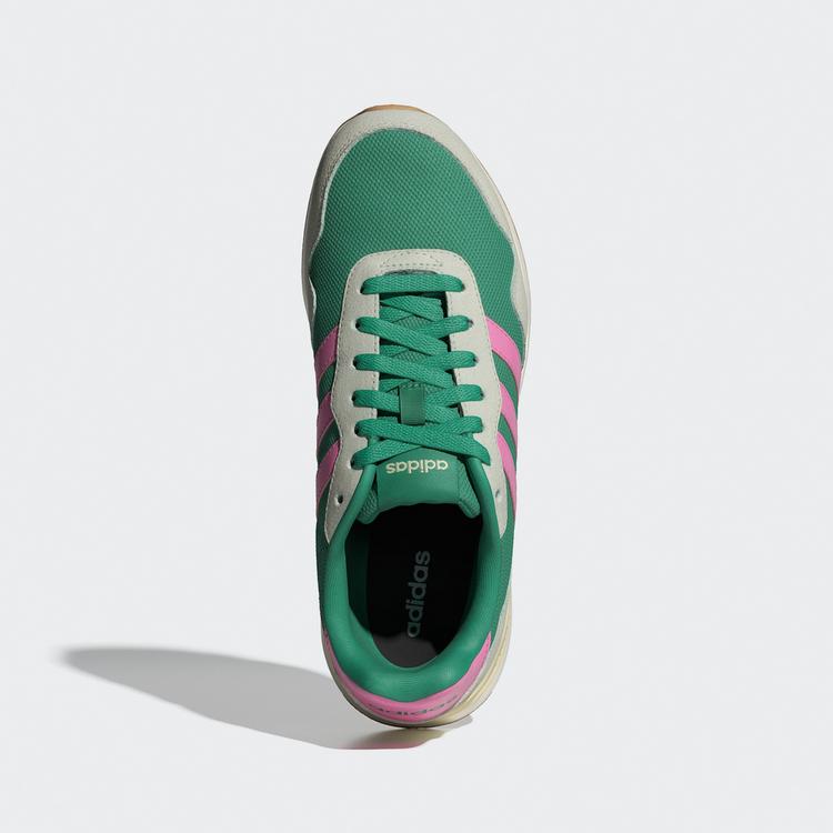 adidas adidas Run 60s 4.0 Schuh Sneaker Damen - Semi Court Green / Bliss Pink / Warm Vanilla - 1 | SportScheck