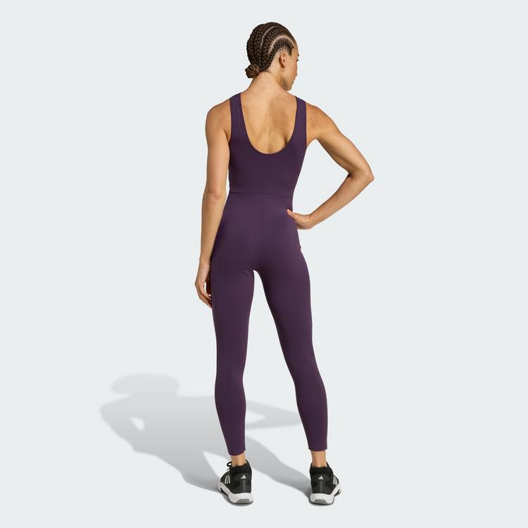 adidas adidas Yoga Motion Onesie Bodysuit Damen - Aurora Plum - 1 | SportScheck
