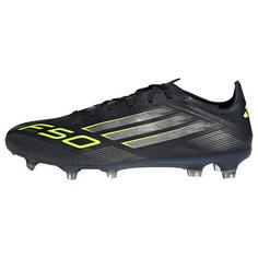 adidas F50 Pro Firm Ground Boots Fußballschuhe Core Black / Iron Metallic / Lucid Lemon