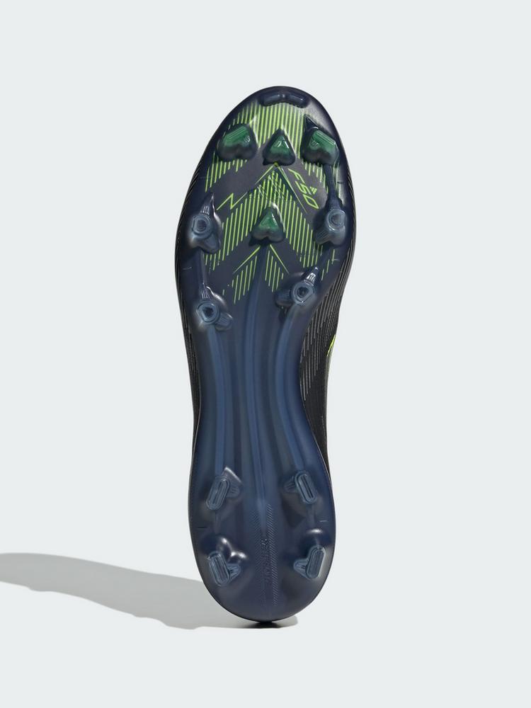 adidas adidas F50 Pro Firm Ground Boots Fu&szlig;ballschuhe - Core Black / Iron Metallic / Lucid Lemon - 1 | SportScheck