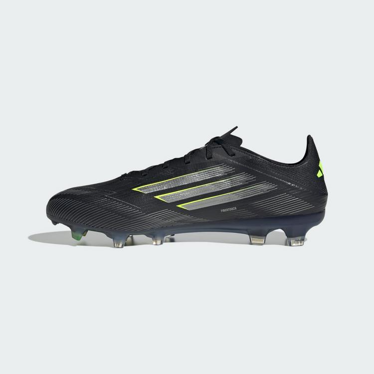 adidas adidas F50 Pro Firm Ground Boots Fu&szlig;ballschuhe - Core Black / Iron Metallic / Lucid Lemon - 4 | SportScheck