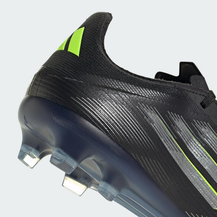 adidas adidas F50 Pro Firm Ground Boots Fu&szlig;ballschuhe - Core Black / Iron Metallic / Lucid Lemon - 6 | SportScheck