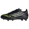 adidas F50 League Kids FG/MG Fu&szlig;ballschuh Fu&szlig;ballschuhe Kinder - Core Black / Iron Metallic / Lucid Lemon