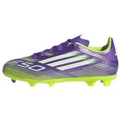 adidas F50 League Kids FG/MG Fußballschuh Fußballschuhe Kinder Purple Rush / Cloud White / Lucid Lemon