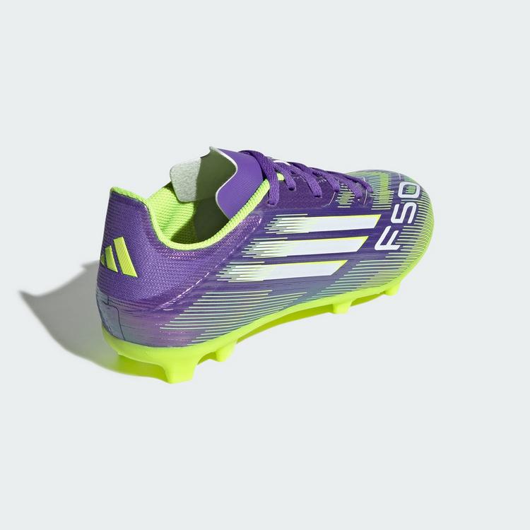 adidas adidas F50 League Kids FG/MG Fu&szlig;ballschuh Fu&szlig;ballschuhe Kinder - Purple Rush / Cloud White / Lucid Lemon - 3 | SportScheck