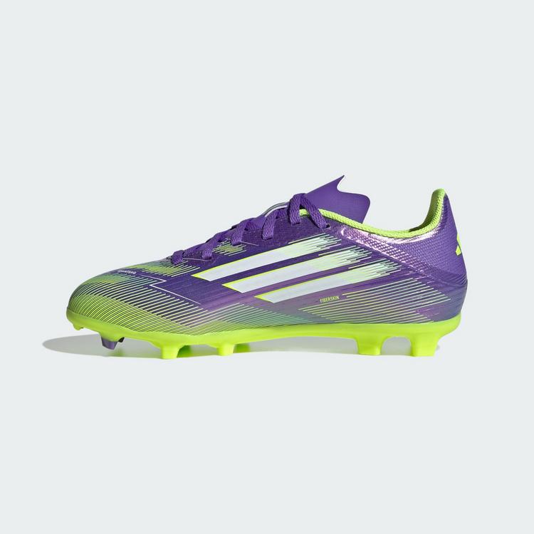 adidas adidas F50 League Kids FG/MG Fu&szlig;ballschuh Fu&szlig;ballschuhe Kinder - Purple Rush / Cloud White / Lucid Lemon - 4 | SportScheck