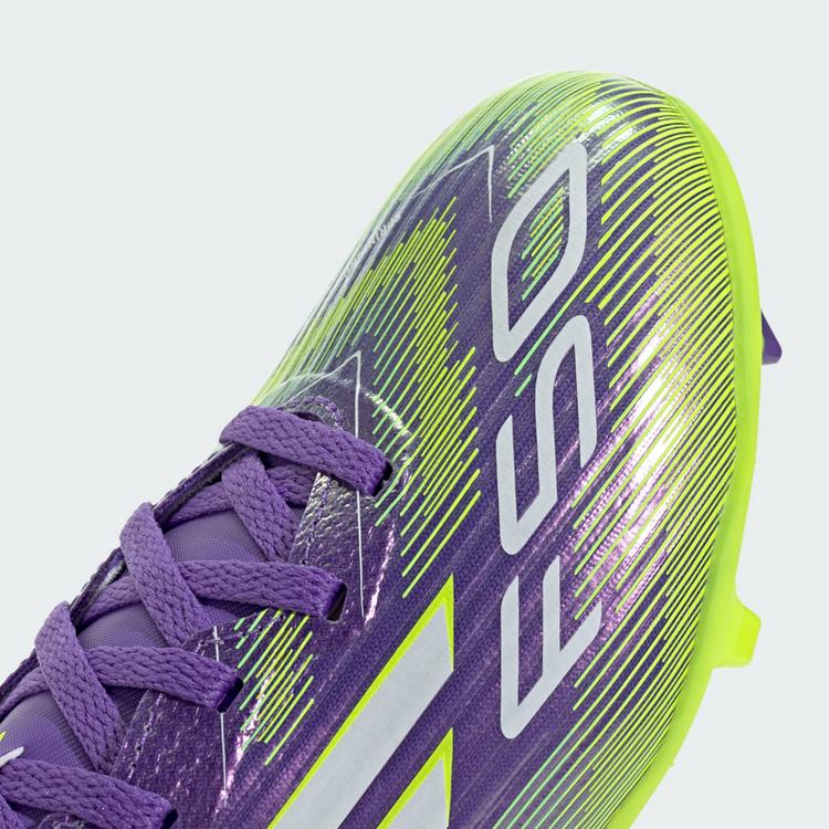 adidas adidas F50 League Kids FG/MG Fu&szlig;ballschuh Fu&szlig;ballschuhe Kinder - Purple Rush / Cloud White / Lucid Lemon - 6 | SportScheck
