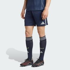 Rückansicht von adidas Real Madrid 25/26 Auswärtsshorts Fußballshorts Herren Legend Ink