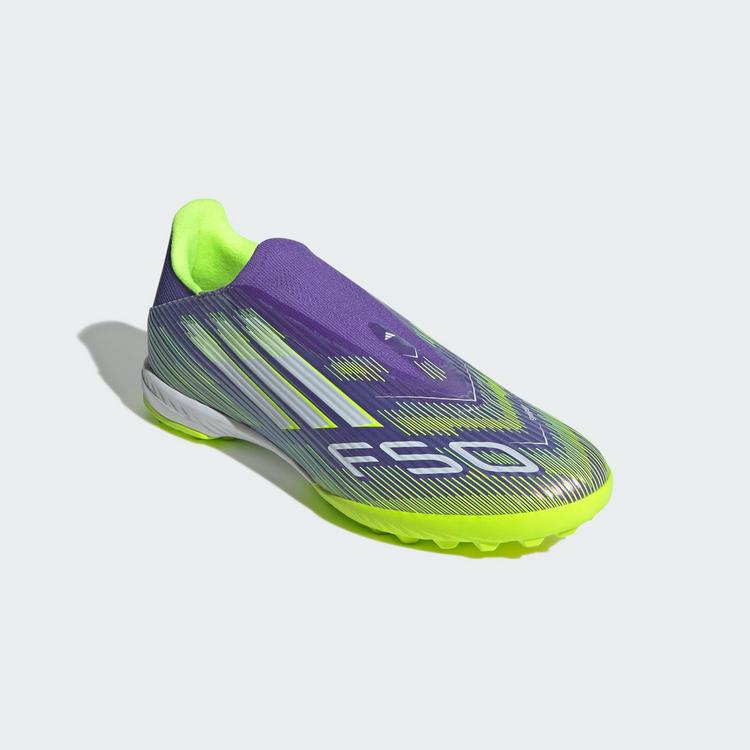 adidas adidas F50 League Laceless TF Fu&szlig;ballschuh Fu&szlig;ballschuhe - Purple Rush / Cloud White / Lucid Lemon - 2 | SportScheck