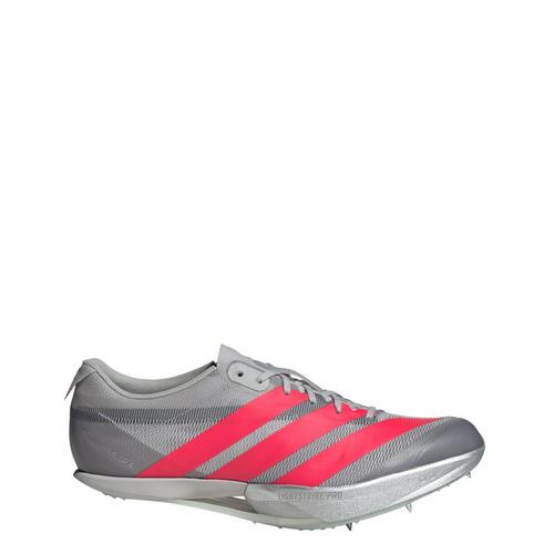 Rückansicht von adidas Adizero Prime SP 4 Laufschuhe Grey Two / Lucid Red / Silver Metallic