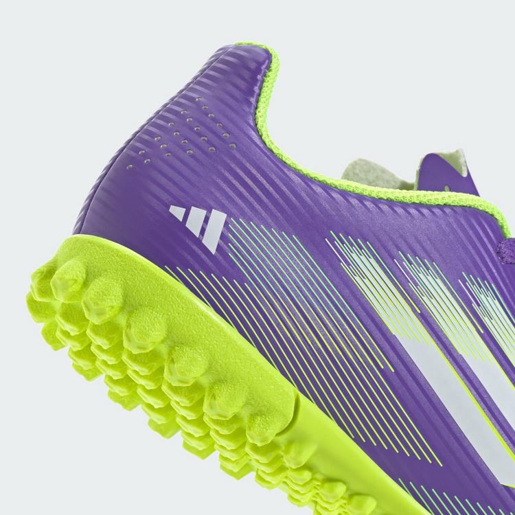 adidas adidas F50 Club Kunstrasen Fu&szlig;ballschuhe Kinder Fu&szlig;ballschuhe Kinder - Purple Rush / Cloud White / Lucid Lemon - 6 | SportScheck