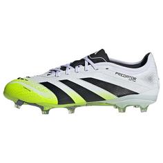 adidas Predator Pro feste Böden Fußballschuhe Fußballschuhe Cloud White / Core Black / Lucid Lemon