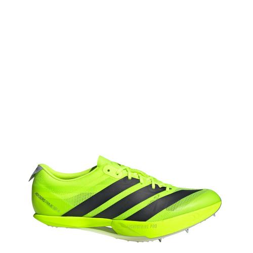 Rückansicht von adidas Adizero Prime SP 4 Laufschuhe Lucid Lemon / Core Black / Silver Metallic