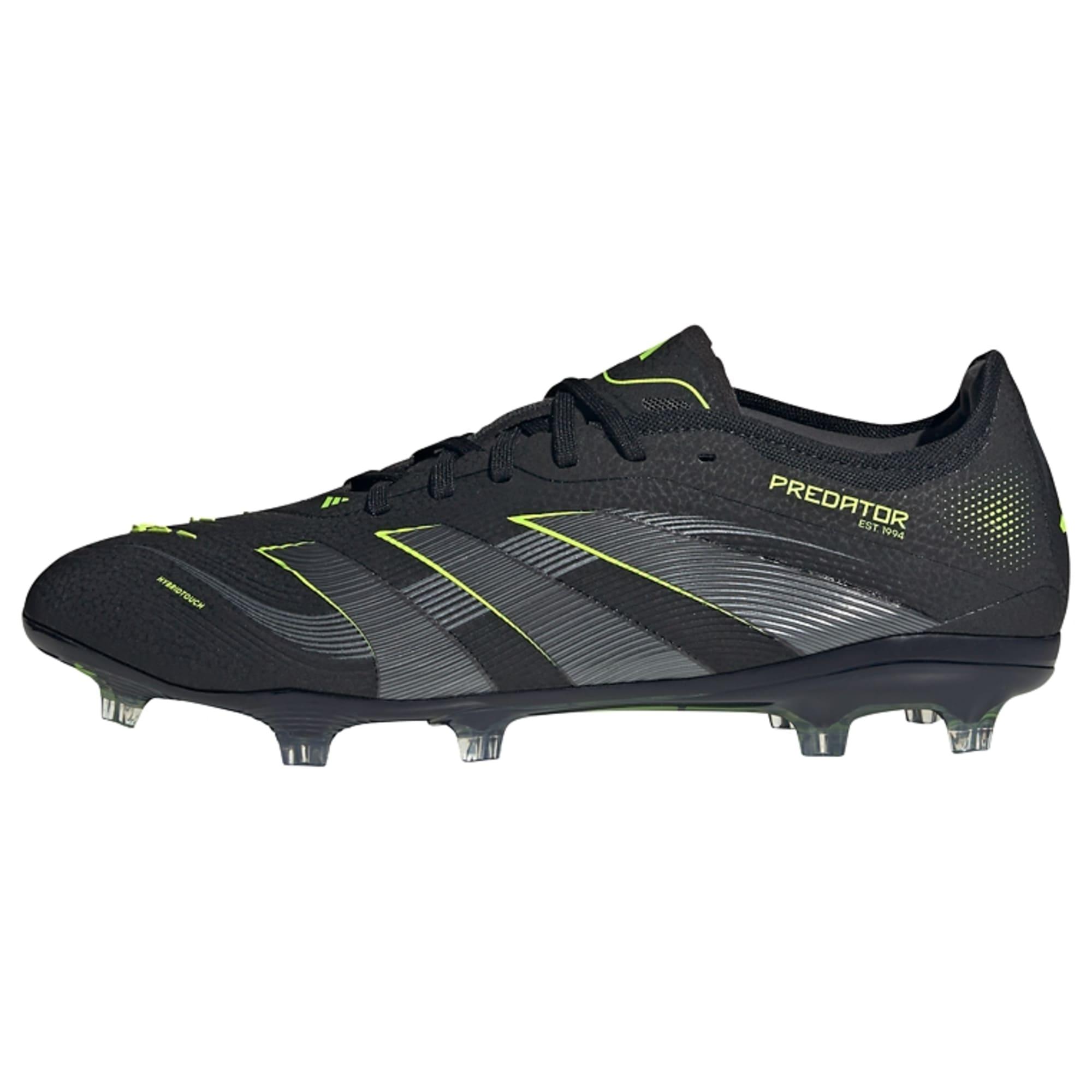 adidas Predator Pro feste B&ouml;den Fu&szlig;ballschuhe Fu&szlig;ballschuhe - Core Black / Carbon / Lucid Lemon