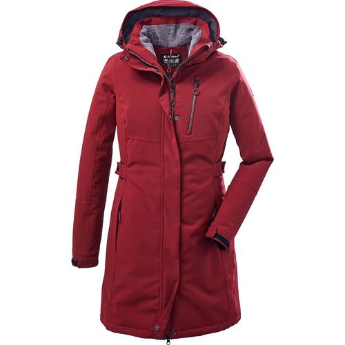 Rückansicht von KILLTEC KOW 165 Funktionsmantel Damen Bordeaux