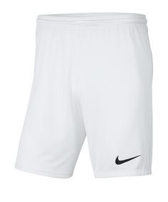 Nike Park III Short Fußballshorts Herren weiss