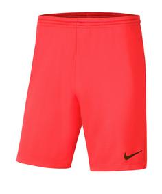 Nike Park III Short Fußballshorts Herren rotrotschwarz