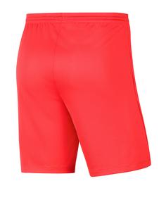 Rückansicht von Nike Park III Short Fußballshorts Herren rotrotschwarz