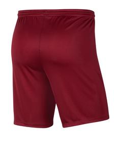 Rückansicht von Nike Park III Short Fußballshorts Herren rot