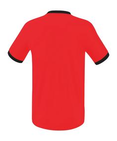 Rückansicht von Erima Mantua Trikot Fußballtrikot Herren rotschwarz