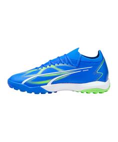 Rückansicht von PUMA ULTRA Match TT Phenomenal Fußballschuhe blauweissgruen