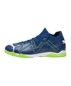 PUMA FUTURE Match IT Halle Voltage Fußballschuhe blauweissgruen