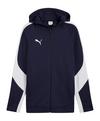 PUMA teamEVOSTRIPE Kapuzenjacke Funktionssweatshirt Herren - blausilber