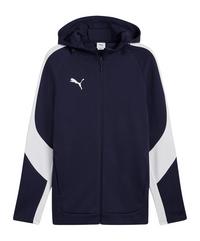 PUMA teamEVOSTRIPE Kapuzenjacke Funktionssweatshirt Herren - blausilber