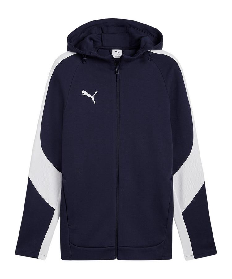 PUMA PUMA teamEVOSTRIPE Kapuzenjacke Funktionssweatshirt Herren - blausilber - 0 | SportScheck