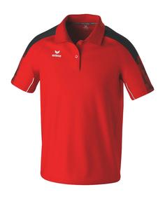 Erima Polo Weiß F1112408 Poloshirt Herren rotschwarz