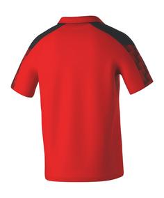 Rückansicht von Erima Polo Weiß F1112408 Poloshirt Herren rotschwarz