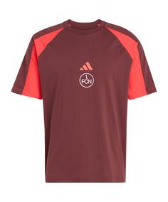 adidas 1. FC Nürnberg T-Shirt Fanshirt rot