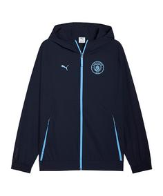 PUMA Manchester City Pumatech Woven Jacke Trainingsjacke Herren blau