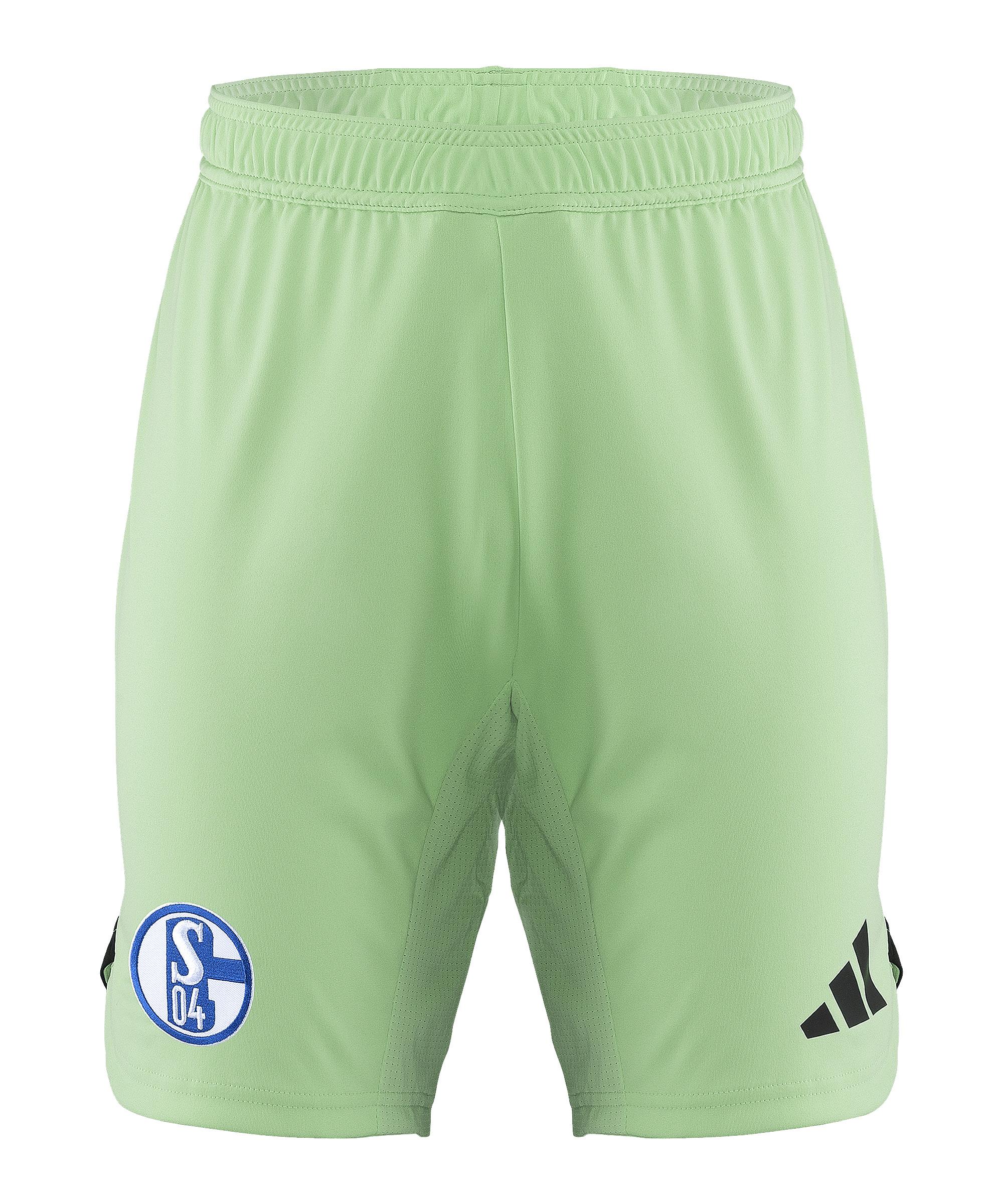 adidas FC Schalke 04 Torwartshort 2025/2026 Fu&szlig;ballshorts - gruen
