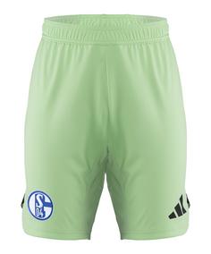 adidas FC Schalke 04 Torwartshort 2025/2026 Fußballshorts gruen