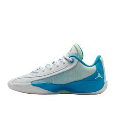 Rückansicht von Nike Luka 77 Back to School Weiß Hallenschuhe Herren graugruenblau