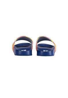 Rückansicht von Happy Socks Banana Slider Zehentrenner blue