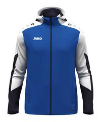 JAKO Dynamic Kapuzenjacke Kids Trainingsjacke Kinder - blauweissblau