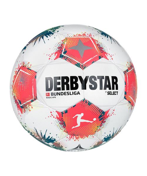 Derbystar Bundesliga Magic APS v25 Spielball Wei&szlig; Fu&szlig;ball