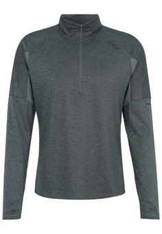 2XU Aero 1/2 Zip Funktionsshirt Herren dark sage-black reflective