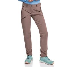 Rückansicht von Schöffel Pants Ascona Warm L Wanderhose Damen 3905 lila