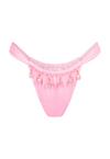 Moda Minx Selene Droplet Rouched Fix Bikini Hose Damen - Pink