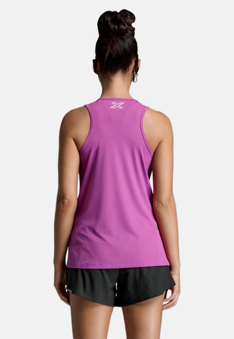 2XU 2XU Aero Singlet Funktionsshirt Damen - hyper violet-white reflective - 2 | SportScheck