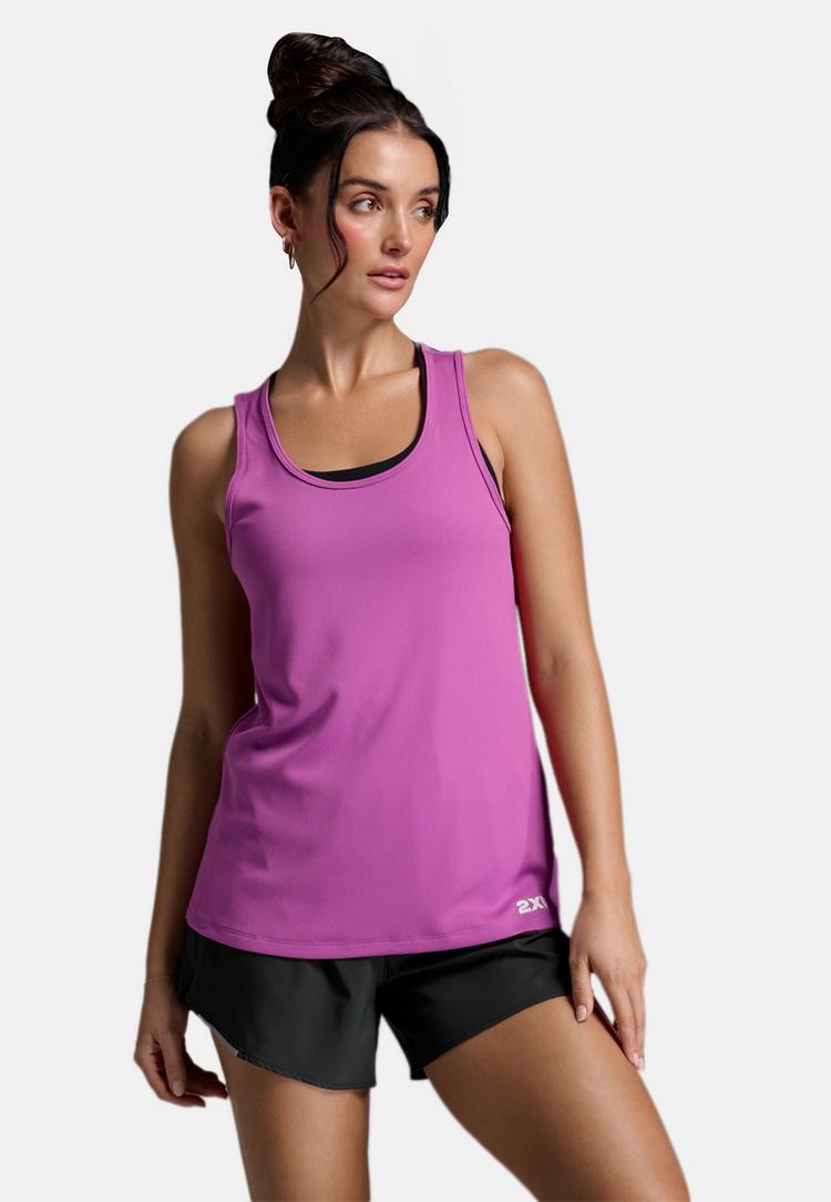 2XU 2XU Aero Singlet Funktionsshirt Damen - hyper violet-white reflective - 3 | SportScheck
