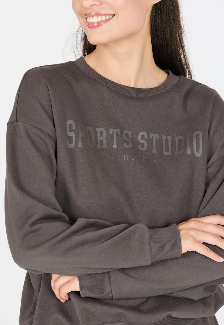 Athlecia Athlecia Giannis Sweatshirt Damen - 1099 Dark Concrete - 0 | SportScheck