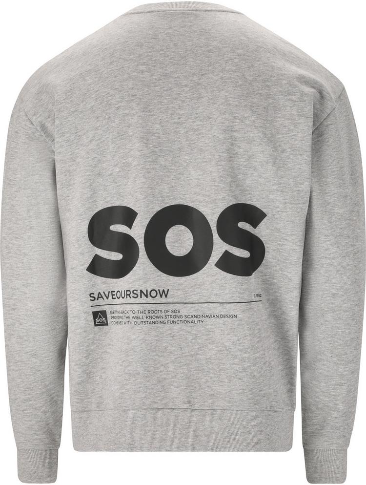 SOS SOS Bovec Sweatshirt Herren - 1005 Light Grey Melange - 0 | SportScheck